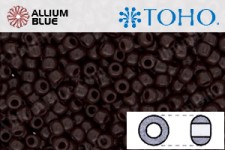 TOHO Round Seed Beads (RR8-46D) 8/0 Round Medium - Deep Chocolate Brown Opaque