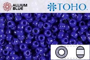 TOHO Round Seed Beads (RR6-48) 6/0 Round Large - Opaque Navy Blue