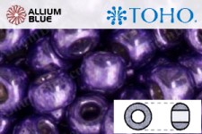 TOHO Round Seed Beads (RR15-567) 15/0 Round Small - Metallic Polaris