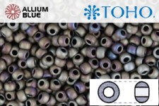 TOHO Round Seed Beads (RR3-614) 3/0 Round Extra Large - Matte-Color Iris - Brown
