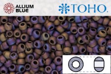 TOHO Round Seed Beads (RR11-615) 11/0 Round - Matte-Color Iris - Purple