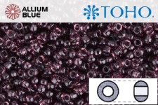 TOHO Round Seed Beads (RR8-6B) 8/0 Round Medium - Transparent Med Amethyst