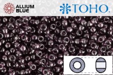 TOHO Round Seed Beads (RR15-6C) 15/0 Round Small - Transparent Amethyst