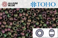TOHO Round Seed Beads (RR8-709) 8/0 Round Medium - Matte-Color Iris - Violet