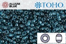 TOHO Round Seed Beads (RR6-7BD) 6/0 Round Large - Transparent Capri Blue