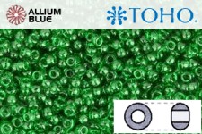 TOHO Round Seed Beads (RR6-7B) 6/0 Round Large - Transparent Grass Green