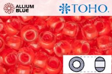 TOHO Round Seed Beads (RR11-803) 11/0 Round - Luminous Neon Salmon