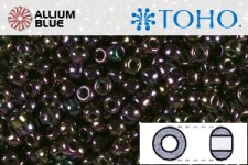 TOHO ラウンド Seed ビーズ (RR8-85) 8/0 ラウンド Medium - Metallic Iris - Purple