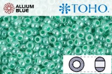TOHO Round Seed Beads (RR3-920) 3/0 Round Extra Large - Ceylon Lt Sea Green