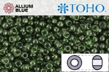 TOHO ラウンド Seed ビーズ (RR15-940) 15/0 ラウンド Small - Transparent Olivine