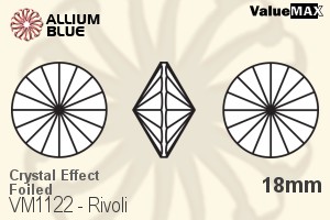 VALUEMAX CRYSTAL Rivoli 18mm Crystal Aurore Boreale F