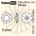 ValueMAX Flat Chaton (VM1201) 8mm - Color