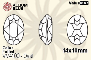 VALUEMAX CRYSTAL Oval Fancy Stone 14x10mm Light Rose F