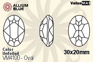 ValueMAX Oval Fancy Stone (VM4100) 30x20mm - Color Unfoiled