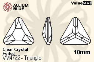 VALUEMAX CRYSTAL Triangle Fancy Stone 10mm Crystal F