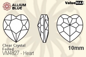 VALUEMAX CRYSTAL Heart Fancy Stone 10mm Crystal F