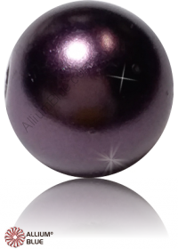 VALUEMAX CRYSTAL Round Crystal Pearl 8mm Blackberry Purple Pearl