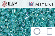 MIYUKI Delica® Seed Beads (DBM0725) 10/0 Round Medium - Opaque Turquoise Blue