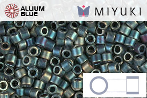 MIYUKI Delica® Seed Beads (DBM0324) 10/0 Round Medium - Matte Metallic Patina Iris