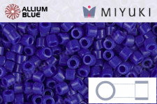 MIYUKI Delica® Seed Beads (DBM0163) 10/0 Round Medium - Opaque Green AB