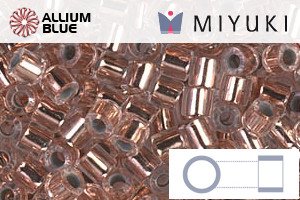 MIYUKI Delica® Seed Beads (DBL0037) 8/0 Round Large - Copper Lined Crystal