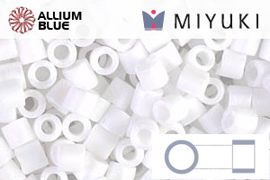 MIYUKI Delica® Seed Beads (DBL0351) 8/0 Round Large - Matte White