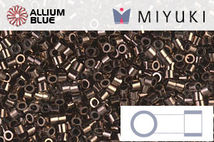 MIYUKI Delica® Seed Beads (DBS0022) 15/0 Round Small - Metallic Dark Bronze