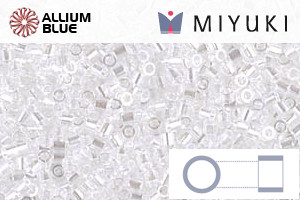 MIYUKI Delica® Seed Beads (DBS0050) 15/0 Round Small - Crystal Luster