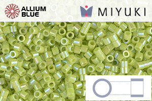 MIYUKI Delica® Seed Beads (DBS0169) 15/0 Round Small - Opaque Chartreuse AB