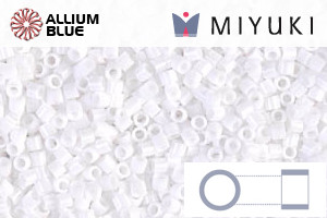 MIYUKI Delica® Seed Beads (DBS0200) 15/0 Round Small - Opaque White
