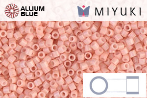 MIYUKI Delica® Seed Beads (DBS0206) 15/0 Round Small - Opaque Salmon