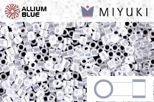 MIYUKI Delica® Seed Beads (DBS0231) 15/0 Round Small - Crystal Ceylon