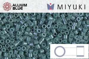 MIYUKI Delica® Seed Beads (DBS0264) 15/0 Round Small - Opaque Mallard Luster