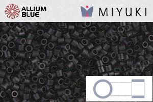 MIYUKI Delica® Seed Beads (DBS0310) 15/0 Round Small - Matte Black