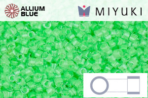 MIYUKI Delica® Seed Beads (DB2040) 11/0 Round - Luminous Mint Green