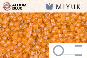 MIYUKI Delica® Seed Beads (DB2045) 11/0 Round - Luminous Mango