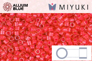 MIYUKI Delica® Seed Beads (DB2051) 11/0 Round - Luminous Poppy Red