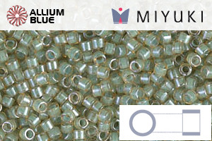MIYUKI Delica® Seed Beads (DB2052) 11/0 Round - Luminous Asparagus Green