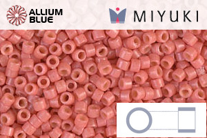 MIYUKI Delica® Seed Beads (DB2114) 11/0 Round - Duracoat Op Lt Watermelon
