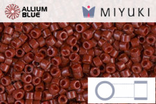 MIYUKI Delica® Seed Beads (DB1839) 11/0 Round - Duracoat Galvanized Dark Coral