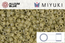 MIYUKI Delica® Seed Beads (DB1844) 11/0 Round - Duracoat Galvanized Dark Mint Green
