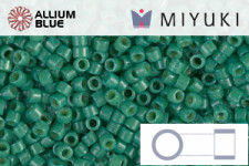 MIYUKI Delica® Seed Beads (DB1846) 11/0 Round - DURACOAT Galvanized Dark Sea Foam