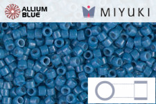 MIYUKI Delica® Seed Beads (DB2128) 11/0 Round - Duracoat Op Nile Blue