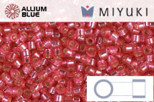 MIYUKI Delica® Seed Beads (DB2160) 11/0 Round - Duracoat Silver Lined Magenta