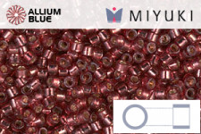 MIYUKI Delica® Seed Beads (DB2166) 11/0 Round - Duracoat Silver Lined Light Blue