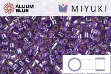 MIYUKI Delica® Seed Beads (DB2174) 11/0 Round - DURACOAT Silver Lined Semi-Matte Pink Parfait
