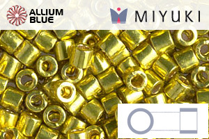 MIYUKI Delica® Seed Beads (DBL1835) 8/0 Round Large - DURACOAT Galvanized Zest