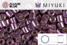 MIYUKI Delica® Seed Beads (DBL0123) 8/0 Round Large - Transparent Smoky Olive Luster