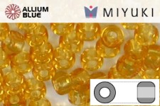 MIYUKI Round Rocailles Seed Beads (RR11-0133L) 11/0 Small - Transparent Topaz