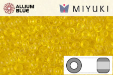 MIYUKI Round Rocailles Seed Beads (RR11-0136) 11/0 Small - Transparent Yellow